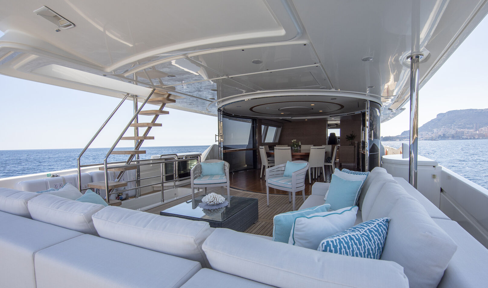 CENTURION 107ft Custom Line luxury motor yacht available for charter in the Western Mediterranean