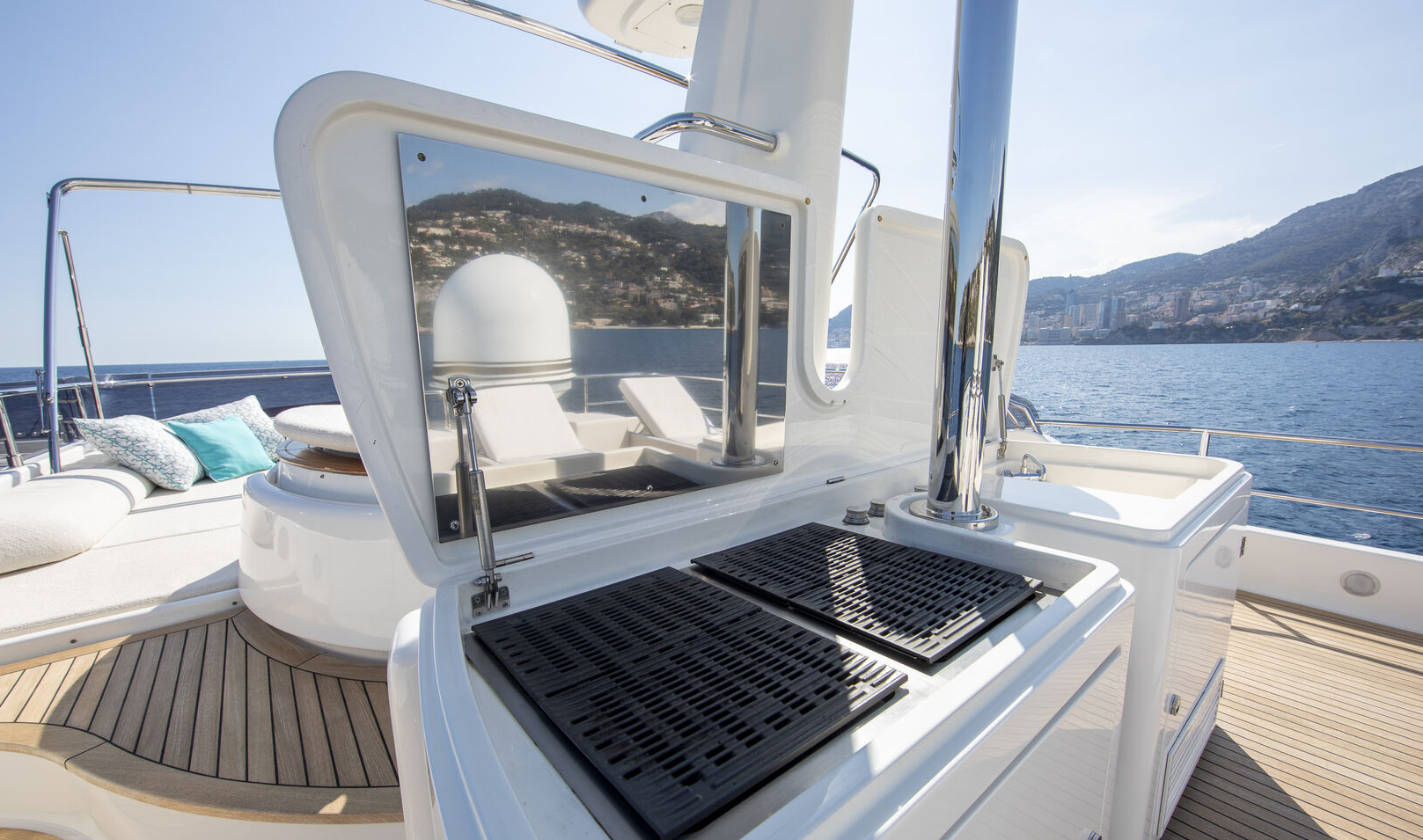 CENTURION 107ft Custom Line luxury motor yacht available for charter in the Western Mediterranean