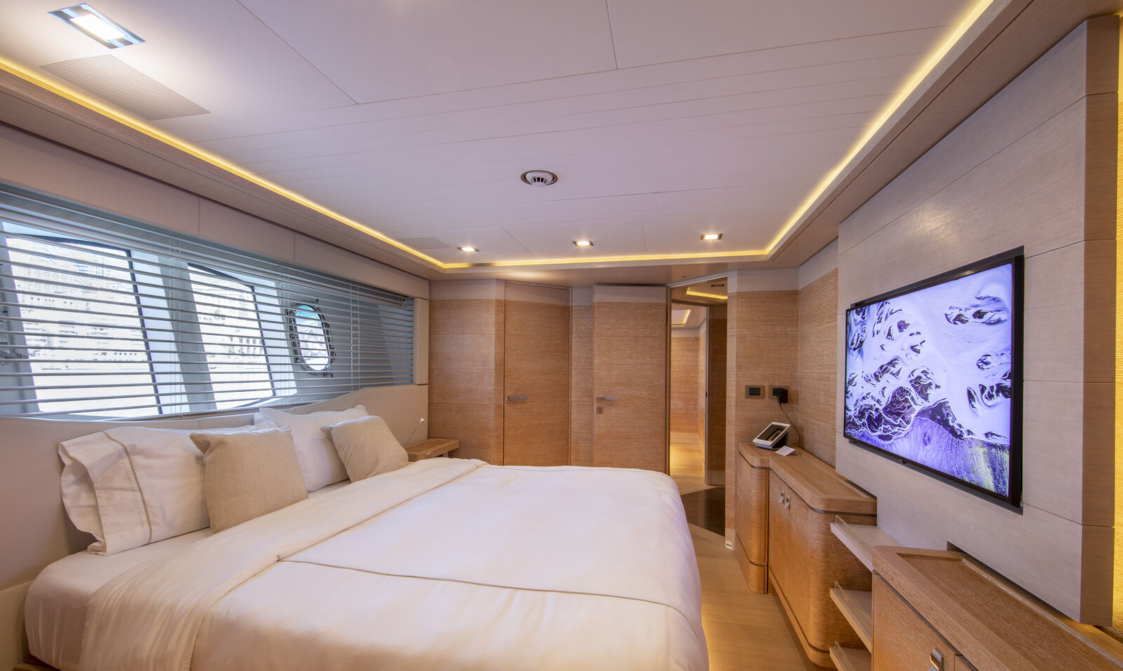 CENTURION 107ft Custom Line luxury motor yacht available for charter in the Western Mediterranean