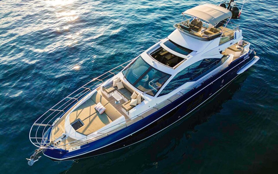 Motor yacht for client entertainment