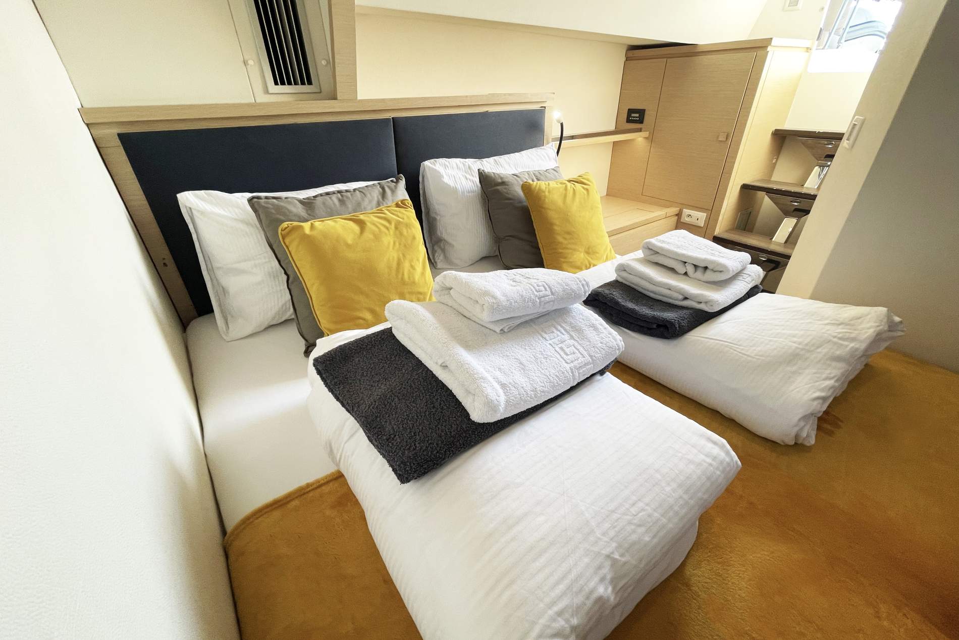 Book your ultimate Sardinia yacht charter with the Saba 50 Lamela. Explore Porto Cervo, Porto Rotondo, and the Costa Smeralda on a luxury sailing catamaran. Custom itineraries for Sardinia and Corsica.