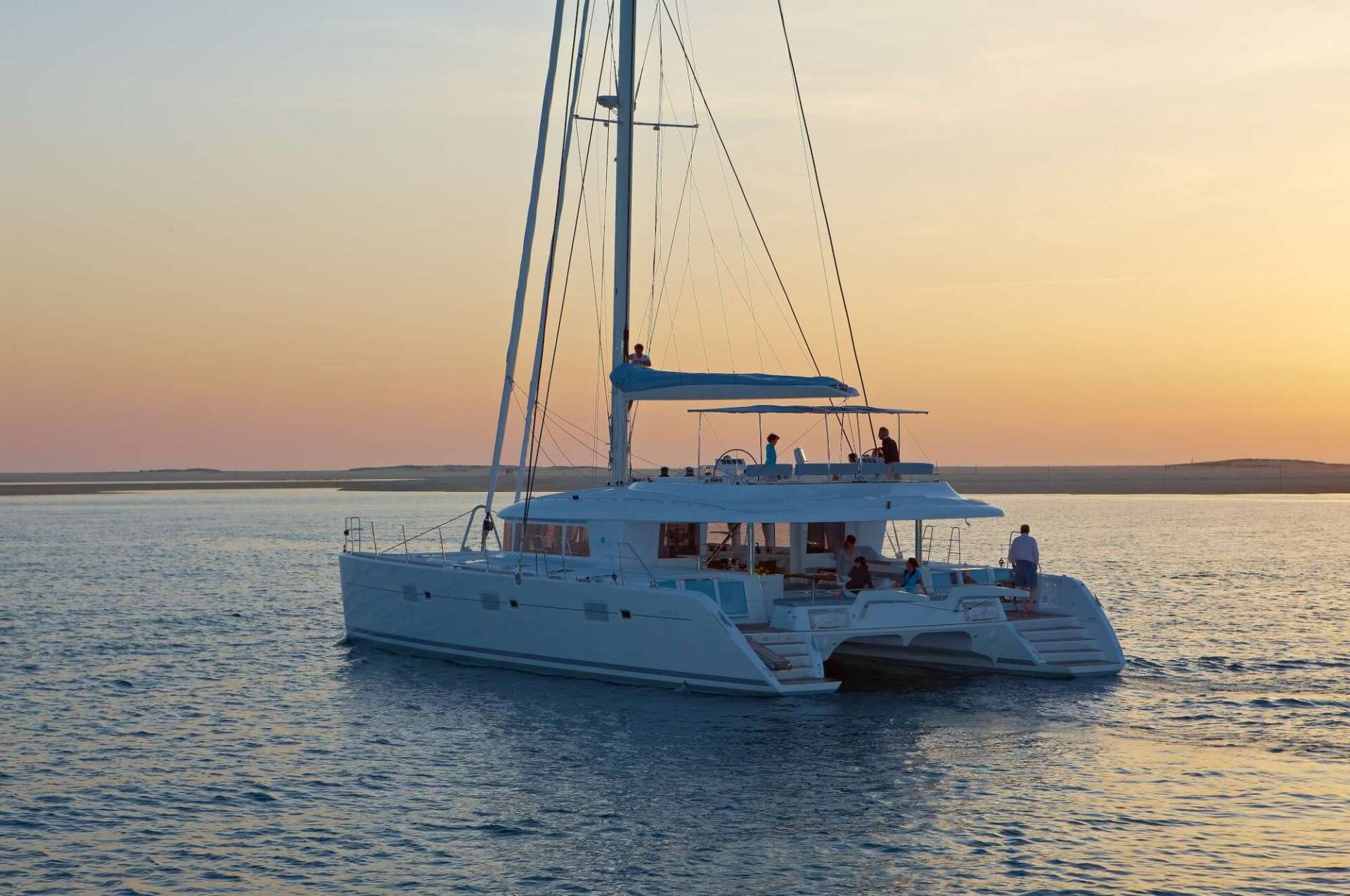 Lagoon 620 sailing catamaran cruising in the British Virgin Islands