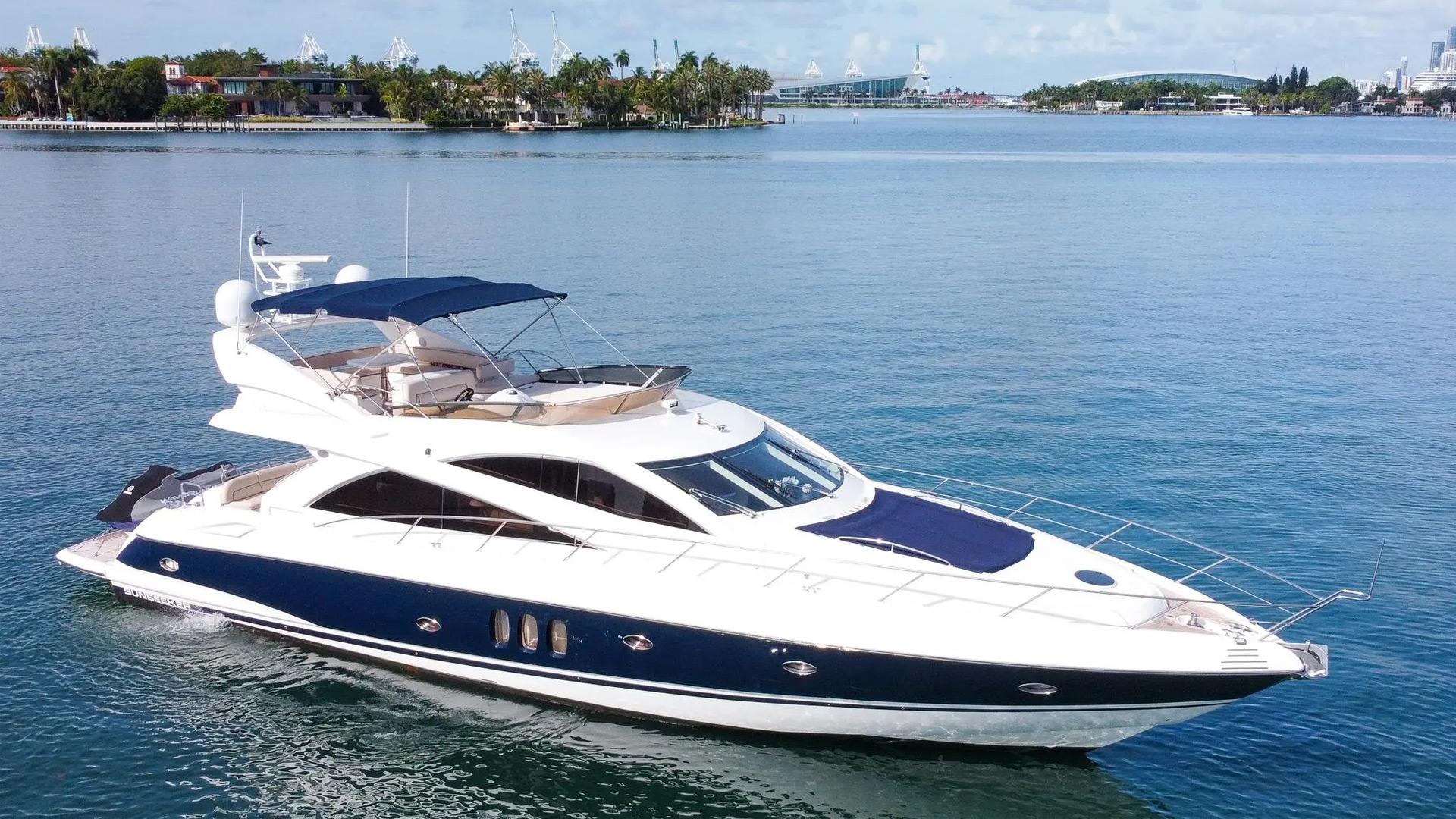 Sunseeker 66 ft motor yacht for rent in Miami, Florida