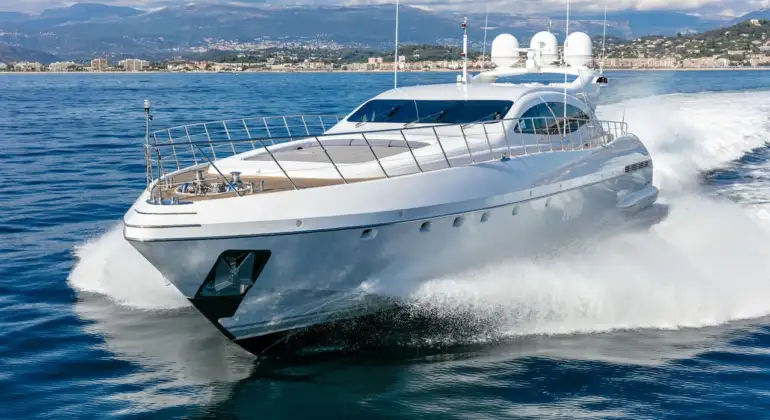 BO Mangusta 108 Luxury Yacht Charter | High-Speed Superyacht in France & Spain