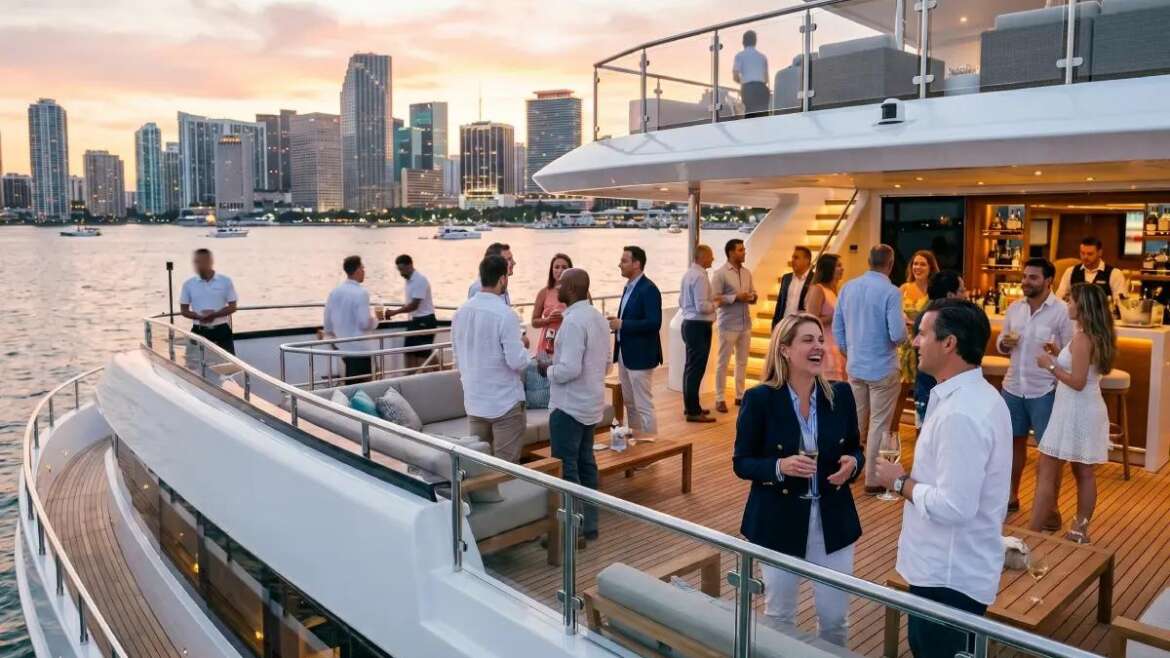 Corporate Yacht Charter in Miami: Private Business Events